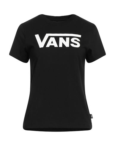 Vans Woman T-shirt Black Size S Cotton
