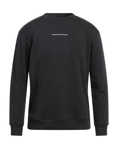 North Sails Man Sweatshirt Black Size Xl Cotton