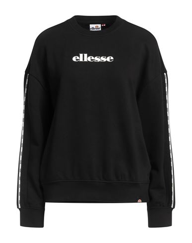 Ellesse Woman Sweatshirt Black Size S Cotton, Polyester