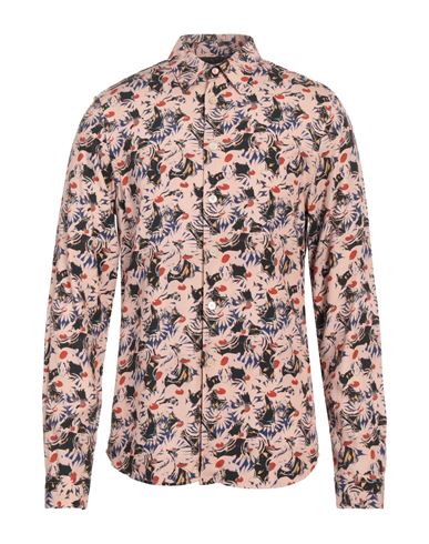 Ps By Paul Smith Ps Paul Smith Man Shirt Pink Size Xxl Viscose