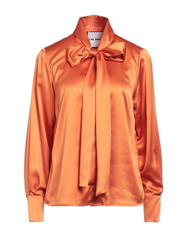 The Abito Milano Woman Shirt Orange Size 6 Polyester