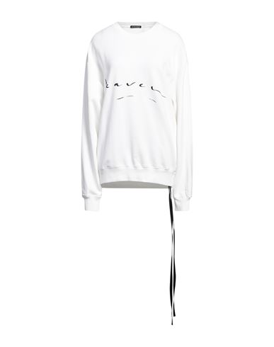 Shop Ann Demeulemeester Woman Sweatshirt White Size M Cotton