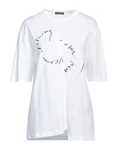Ann Demeulemeester Woman T-shirt White Size Xl Cotton