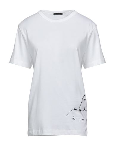 Ann Demeulemeester Woman T-shirt Ivory Size L Cotton In White