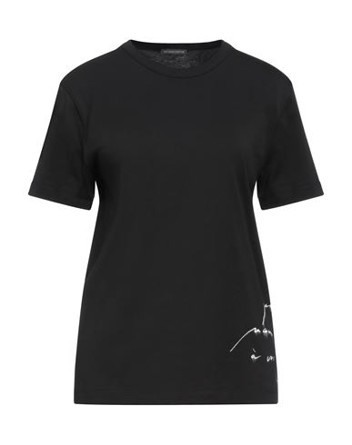 Ann Demeulemeester Woman T-shirt Black Size L Cotton