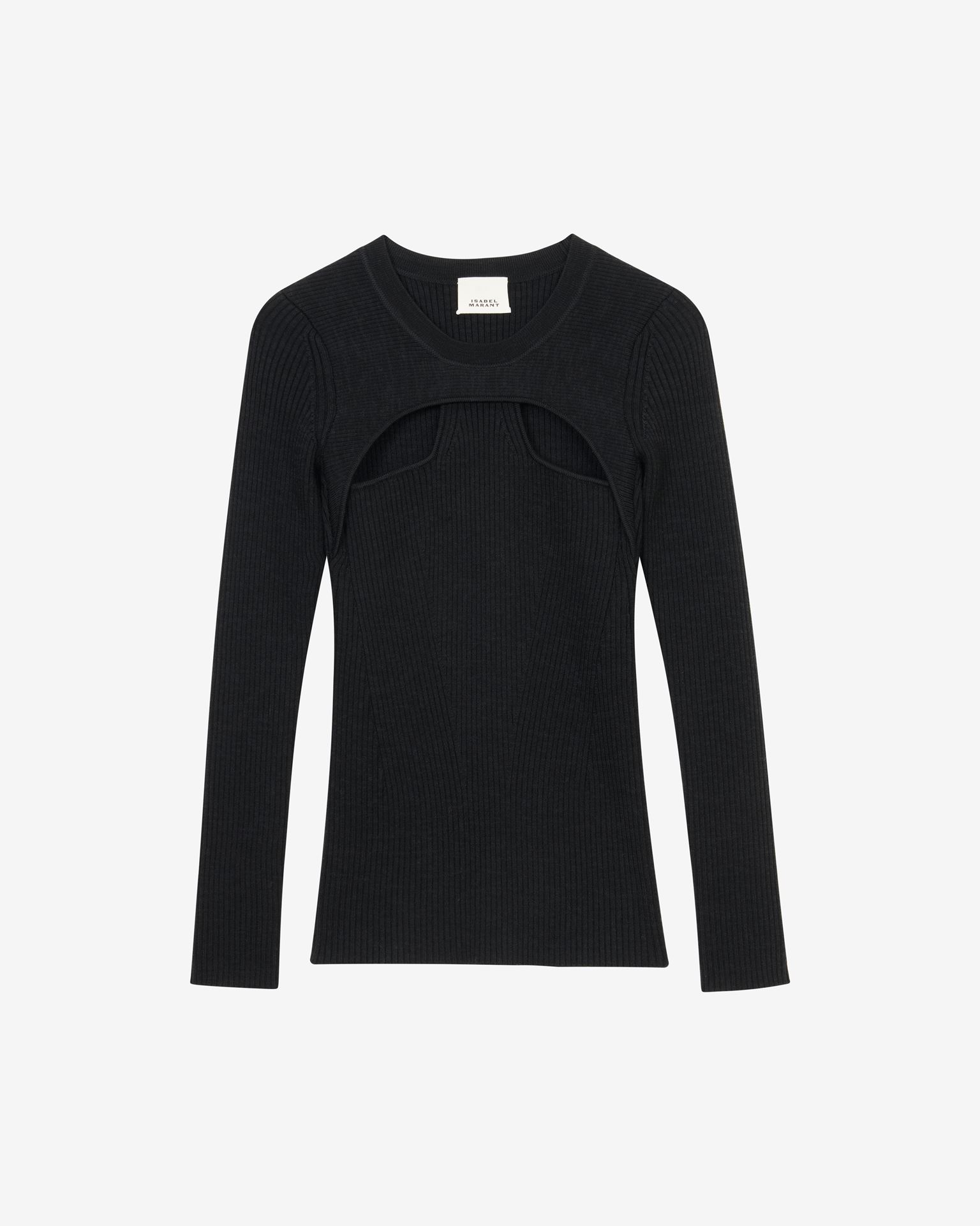 Shop Isabel Marant Zana Merino Sweater In Black