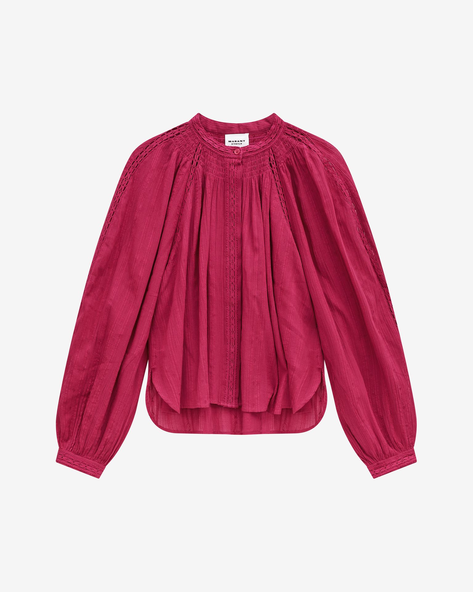 Shop Isabel Marant Étoile Imayae Cotton Shirt In Pink