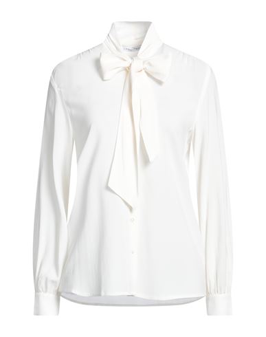 Caractere Caractère Woman Shirt White Size 10 Viscose, Elastane