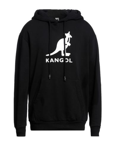 Shop Kangol Man Sweatshirt Black Size Xl Cotton