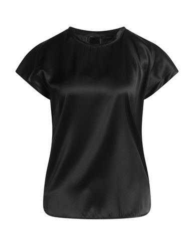 Shop Pinko Woman Top Black Size 0 Silk, Elastane