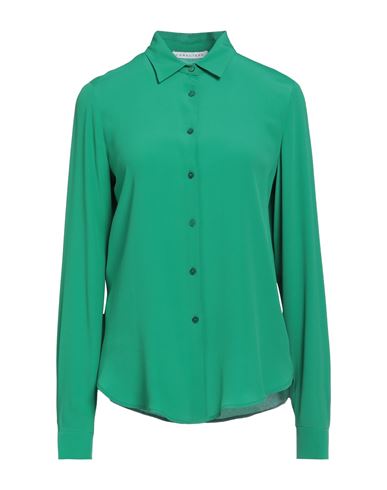 Caractere Caractère Woman Shirt Emerald Green Size 6 Viscose, Elastane