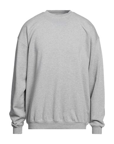 Vtmnts Man Sweatshirt Light Grey Size L Cotton, Elastane