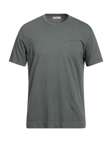 Boglioli Man T-shirt Military Green Size M Cotton