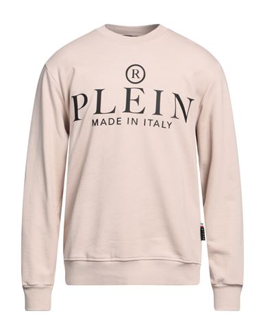 Philipp Plein Man Sweatshirt Beige Size M Cotton, Elastane