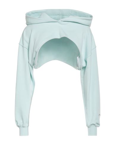 Hinnominate Woman Sweatshirt Sky Blue Size Xs Cotton, Elastane In Green