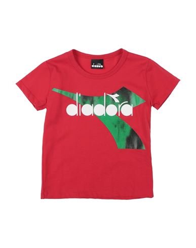 Diadora Babies'  Toddler Boy T-shirt Red Size 6 Cotton