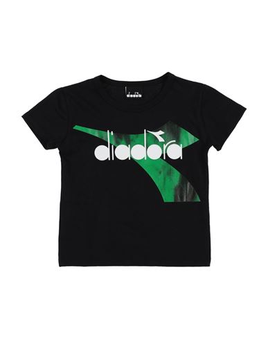 Diadora Babies'  Toddler Boy T-shirt Black Size 6 Cotton
