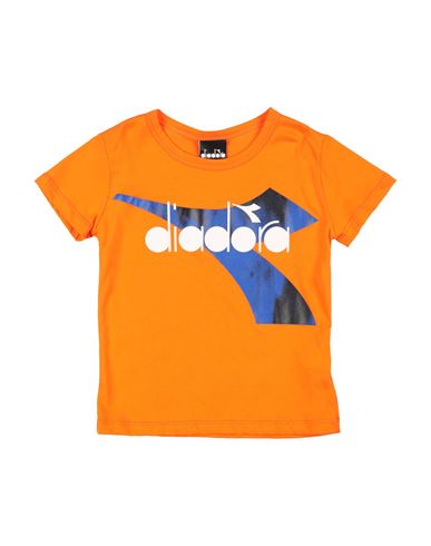 Shop Diadora Toddler Boy T-shirt Orange Size 4 Cotton