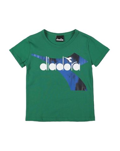 Diadora Babies'  Toddler Boy T-shirt Green Size 6 Cotton