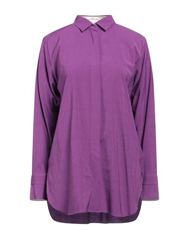 Le Sarte Pettegole Woman Shirt Purple Size 6 Viscose, Silk, Elastane
