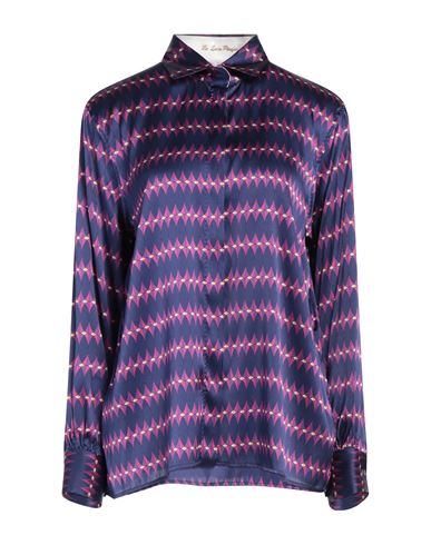 Shop Le Sarte Pettegole Woman Shirt Mauve Size 8 Silk, Elastane In Purple