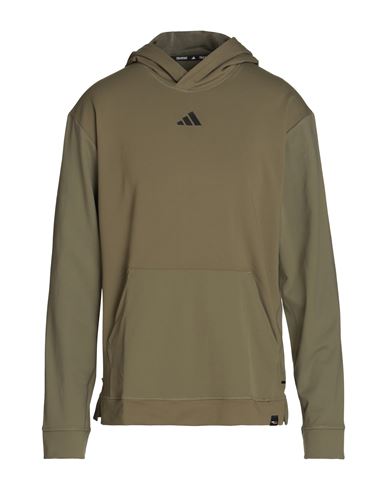 Adidas Originals Adidas Best Cord Hd Man Sweatshirt Military Green Size L Recycled Polyester, Elastane