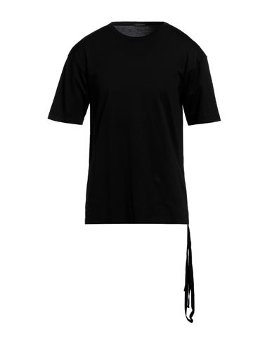 Ann Demeulemeester Man T-shirt Black Size S Cotton