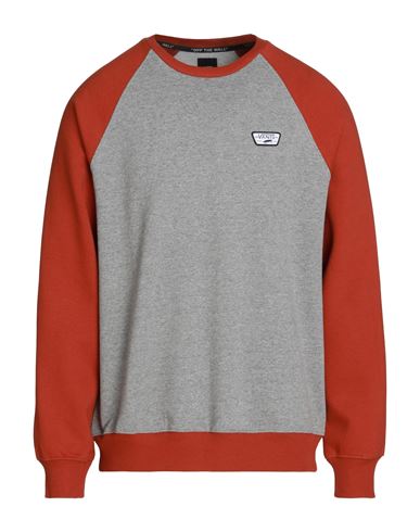 Vans Mn Rutland Iii Man Sweatshirt Grey Size L Cotton, Polyester