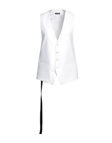 Ann Demeulemeester Vest In White Cotton