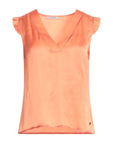 Fly Girl Woman Top Apricot Size Xl Viscose In Orange