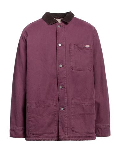 Dickies Man Jacket Deep Purple Size Xl Cotton In Purple
