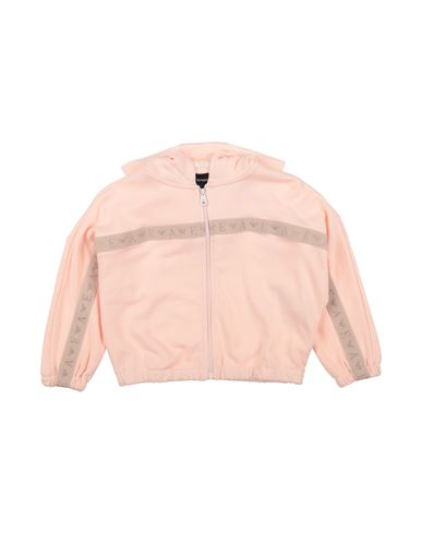 Emporio Armani Babies'  Toddler Girl Sweatshirt Light Pink Size 6 Cotton, Modal