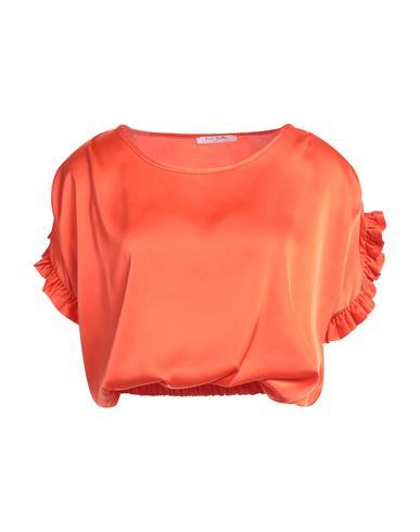 Fly Girl Woman Top Orange Size M Polyester, Elastane