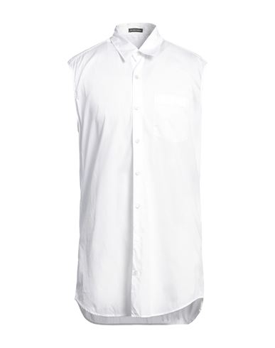 Shop Ann Demeulemeester Man Shirt White Size 34 Cotton