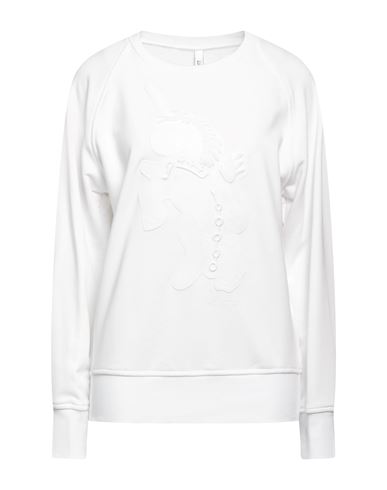 Neil Barrett Woman Sweatshirt White Size Xs Cotton, Polyester, Elastane