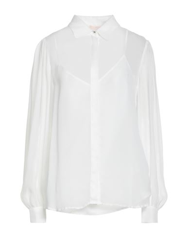 Liu •jo Woman Shirt White Size 6 Viscose In White