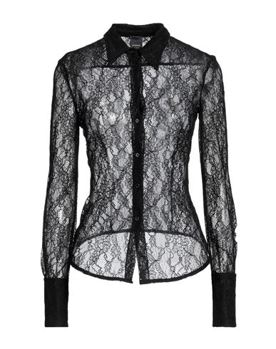 Pinko Woman Shirt Black Size 4 Polyamide, Elastane