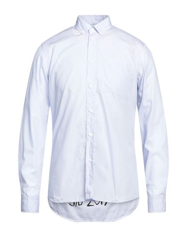 Shop Oamc Man Shirt Light Blue Size S Cotton