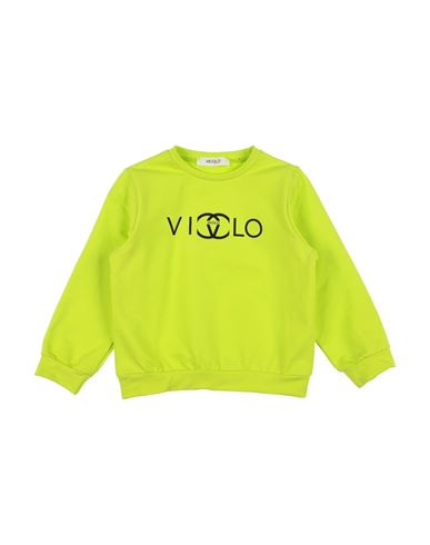 Vicolo Babies'  Toddler Girl Sweatshirt Acid Green Size 6 Cotton, Elastane