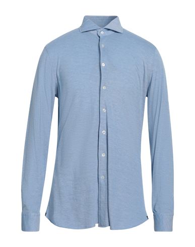 Lardini Man Shirt Light Blue Size Xxl Cotton