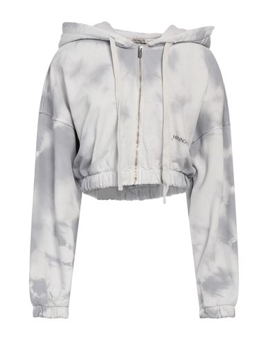Hinnominate Woman Sweatshirt Light Grey Size M Cotton