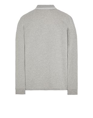 White stone island on sale polo long sleeve