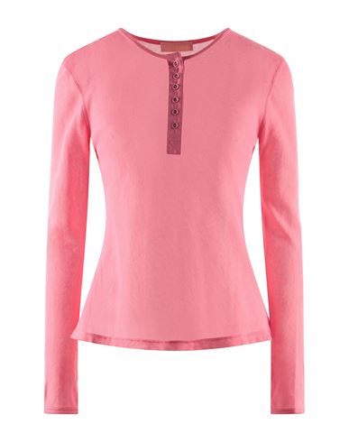 Ulla Johnson Woman T-shirt Fuchsia Size L Cotton In Pink