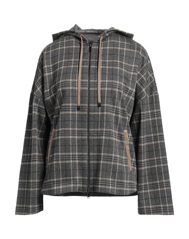 Purotatto Woman Sweatshirt Black Size 6 Cotton, Viscose, Polyester, Elastane In Black