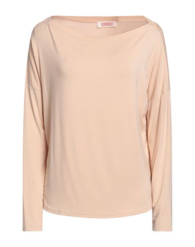 Kontatto Woman T-shirt Blush Size Onesize Cotton, Elastane In Pink