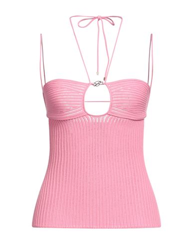 Blumarine Woman Top Pink Size 6 Viscose, Polyester