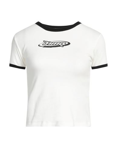 Shop Ambush Woman T-shirt Off White Size L Cotton
