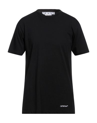 Off-white Man T-shirt Black Size S Cotton