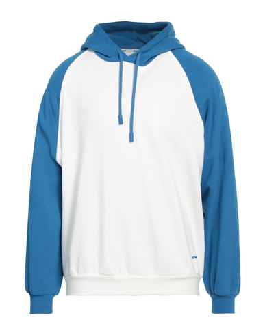 Shop Sunnei Man Sweatshirt Blue Size L Cotton