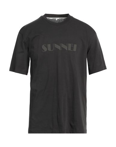 Sunnei Man T-shirt Black Size L Cotton